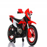 Мотоцикл на аккум. FB-6186RA (6v4. 5ahх1. 20wх1) колеса надувка + 2 доп. колеса, 2 скорости, макс. скорость 3. 5км. ч, свет, звук, цв. красный 77х28х51см в. к