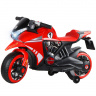 City-Ride  CR002RD Мотоцикл двухкол. на аккум. 2х6V4. 5Ah, с функцией водяного пара. USB, MP3, колеса пласт., 1 двигательх20W, свет Led, цв. красный