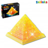 ZABIAKA  121869 3D-Пазл №SL-7030 Пирамида Тайны граней, 38 дет., 2 цвета, свет 